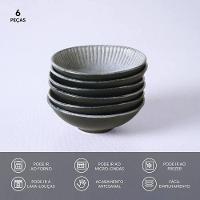 Conjunto de Cumbucas Porto Brasil Linhas Dust 370ml - 6 Peças - 3