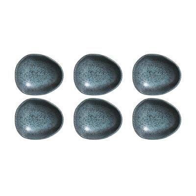 Conjunto de Cumbucas Oval Porto Brasil Orgânico Night Sky 265ml - 6 Peças