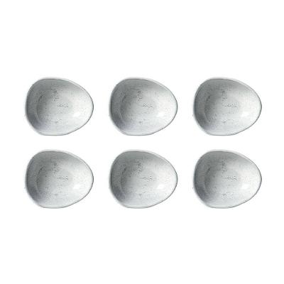 Conjunto de Cumbucas Oval Porto Brasil Orgânico Echo 265ml - 6 Peças