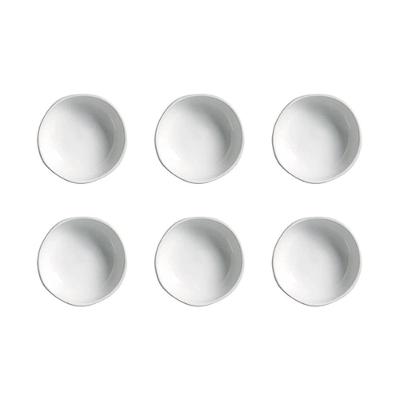 Conjunto de Ramequins Médios Porto Brasil Orgânico New White com 6 Peças 70ml – Branco