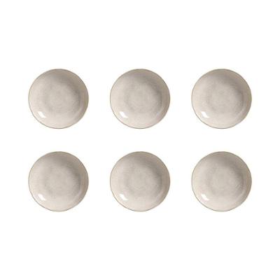 Conjunto de Pratos Fundos Porto Brasil Bio Latte Off White 1,1 litros - 6 Peças