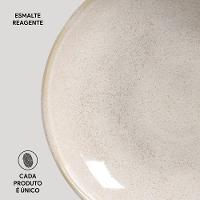 Conjunto de Pratos Fundos Porto Brasil Bio Latte Off White 1,1 litros - 6 Peças - 4