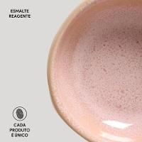 Conjunto de Ramequins Médios Porto Brasil Orgânico Litchi com 6 Peças 70ml – Rosa Claro - 5