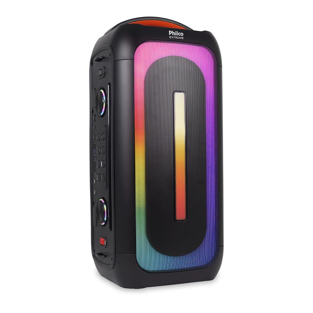 Caixa de Som Amplificada Philco PCX6701 com Bluetooth, Iluminação LED e Controle Remoto - 650W - 1