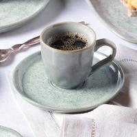 Conjunto de Xícaras de Café com Pires Porto Brasil Bio Green Granite 120ml - 6 Peças - 2