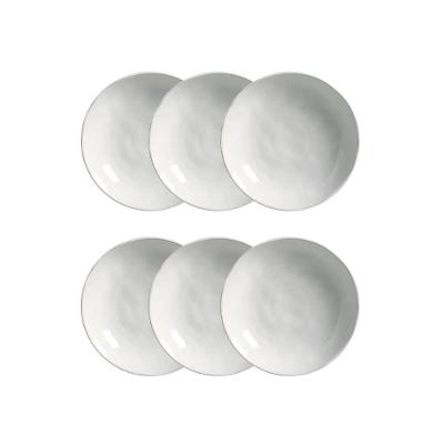 Conjunto de Pratos Fundos Porto Brasil Bio New White 1,1 litros – 6 Peças