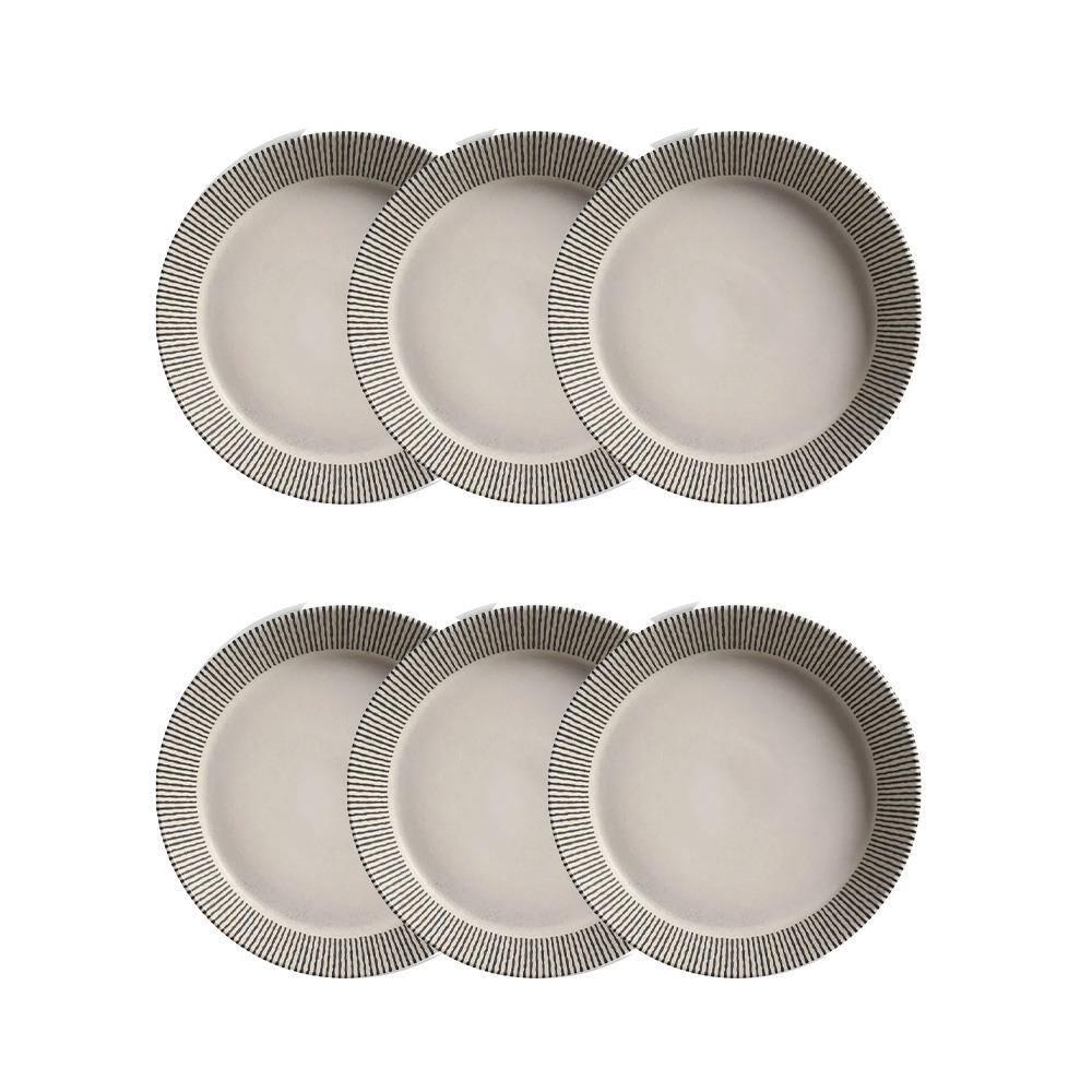 Conjunto de Pratos Fundos Porto Brasil Neo Pulse 630ml - 6 Peças - 1