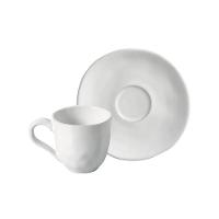 Conjunto de Xícaras de Café com Pires Porto Brasil Orgânico New White 120ml - 6 Peças - 2
