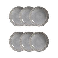 Conjunto de Pratos Fundos Porto Brasil Linhas Dust 830ml - 6 Peças - 1