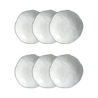 Conjunto de Pratos Fundos Porto Brasil Orgânico Echo Branco 600ml - 6 Peças - 1