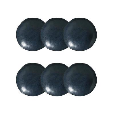 Conjunto de Pratos Fundos Porto Brasil Orgânico Night Blue 600ml - 6 Peças