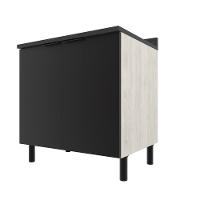 Balcão Duplo Bartira Rubi com 2 Portas, 1 Prateleira e 80,1cm de Largura - 1