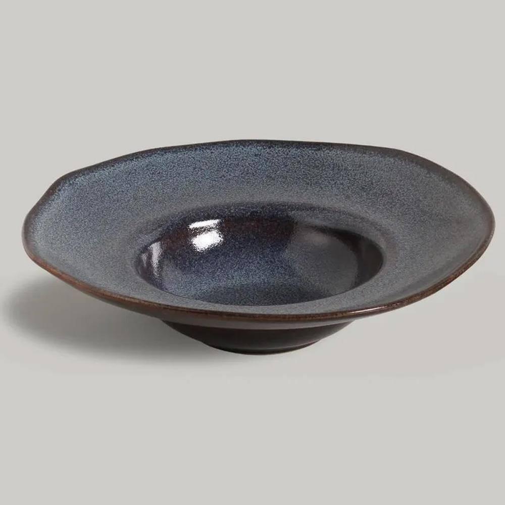 Conjunto de Pratos para Massa Porto Brasil Orgânico Titanium 450ml - 4 Peças - 6