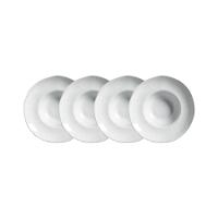 Conjunto de Pratos para Massa Porto Brasil Orgânico New White 450ml - 4 Peças - 1