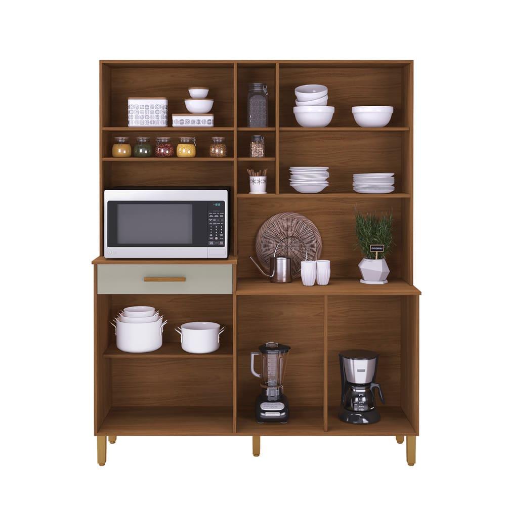 Cozinha Compacta Indekes Braga com 7 Portas e 1 Gaveta - 160cm de largura - 3