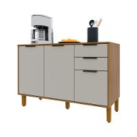 Balcão Indekes Toronto em MDP 15mm com 3 Portas e 2 Gavetas - 120cm de largura - 1