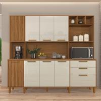 Cozinha Compacta Indekes Gramado com 9 Portas e 2 Gavetas - 219cm de Largura - 1