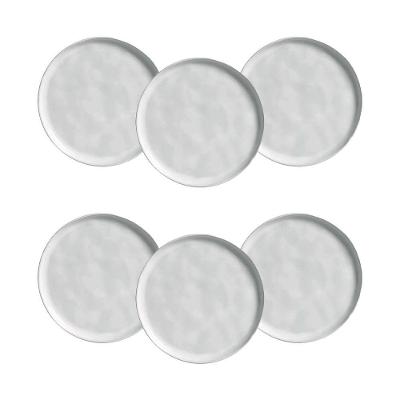 Conjunto de Pratos para Pão Porto Brasil Bio New White - 6 Peças