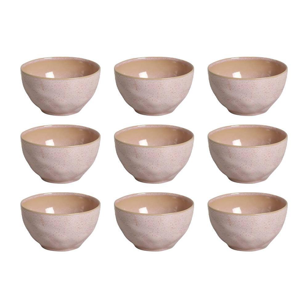 Conjunto de Bowls Orgânicos Litchi Porto Brasil em Stoneware 558 ml - 6 Peças - 1