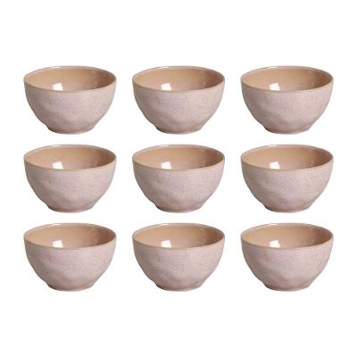 Conjunto de Bowls Orgânicos Litchi Porto Brasil em Stoneware 558 ml - 6 Peças