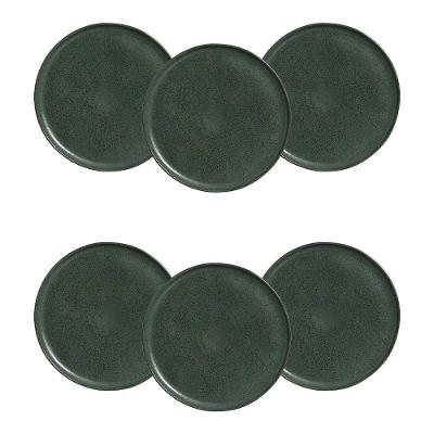 Conjunto de Pratos Rasos Porto Brasil Bio Greenery 29cm - 6 Peças