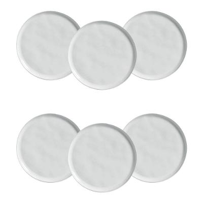 Conjunto de Pratos Rasos Porto Brasil Bio New White 29cm – 6 Peças