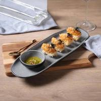 Conjunto de Travessas Ovais Rasas Grandes Porto Brasil Orgânico Dust 36x13cm – 4 Peças - 2