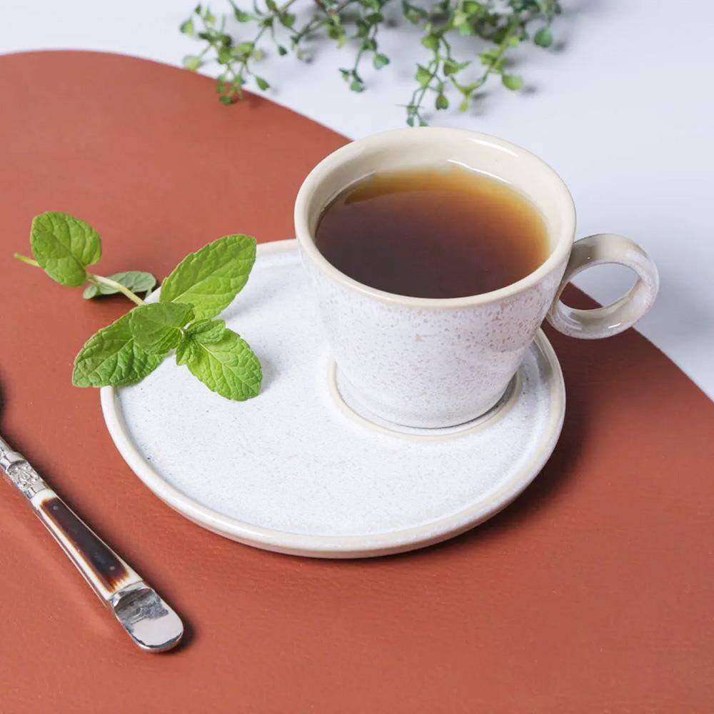 Conjunto de Xícaras de Chá com Pires Porto Brasil Neo Latte 210ml - 6 Peças - 2