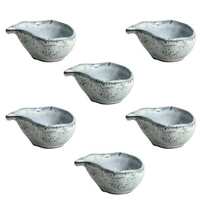 Conjunto de Molheiras Oval Porto Brasil Orgânico Echo 40ml - 6 Peças