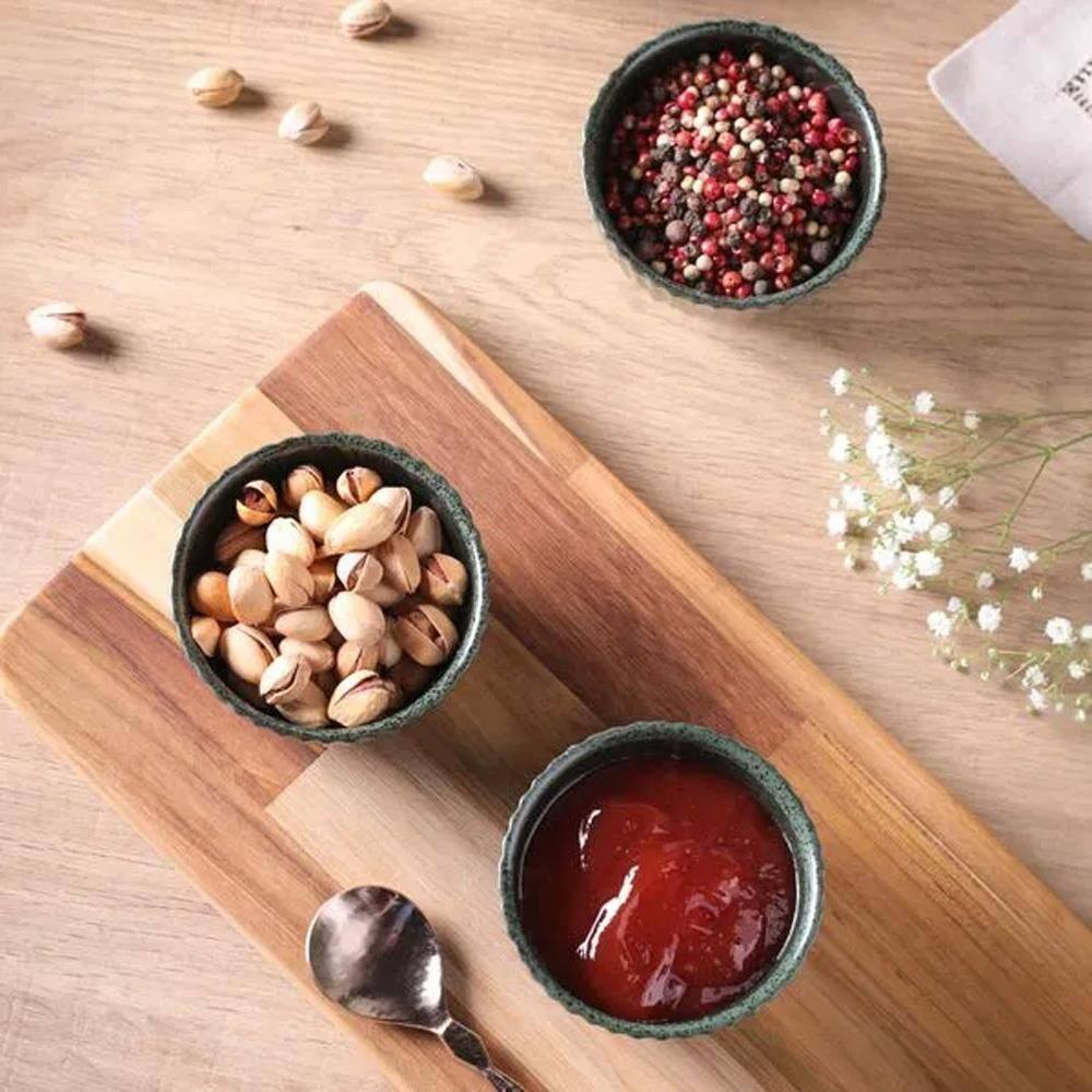 Conjunto de Ramequins Médios Porto Brasil Linhas Greenery com 6 Peças 170ml - Verde - 4