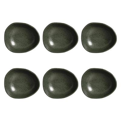 Conjunto de Cumbucas Oval Porto Brasil Orgânico Greenery 265ml - 6 Peças