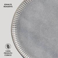 Conjunto de Pratos Rasos Porto Brasil Linhas Dust 27,5cm - 6 Peças