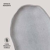 Conjunto de Travessas Oval Rasa Média Porto Brasil Bio Dust 30x20cm - 4 Peças - 4
