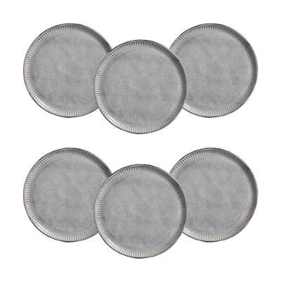 Conjunto de Pratos de Sobremesa Porto Brasil Linhas Dust 21,5cm - 6 Peças