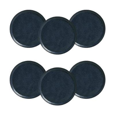 Conjunto de Pratos de Sobremesa Porto Brasil Bio Night Blue 21,5cm - 6 Peças