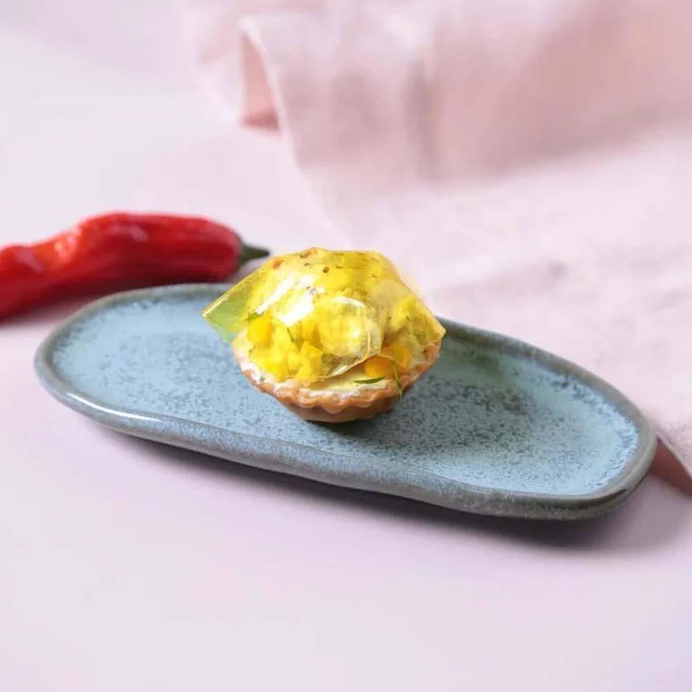 Conjunto de Travessas Oval Rasa Mini Porto Brasil Orgânico Breeze 16,5x8cm - 4 Peças - 2