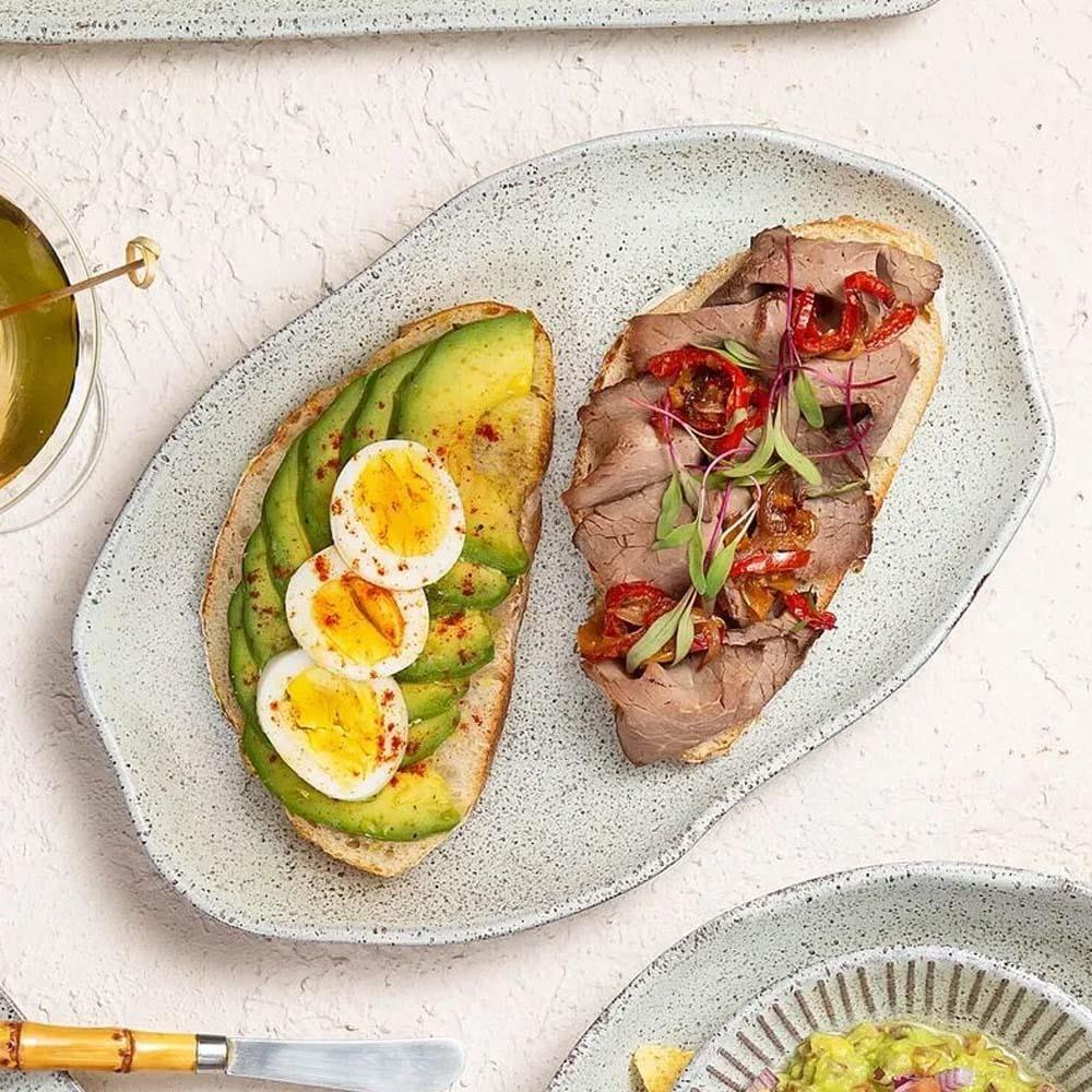 Conjunto de Travessas Oval Rasa Média Porto Brasil Bio Pistache 30x20cm - 4 Peças - 2