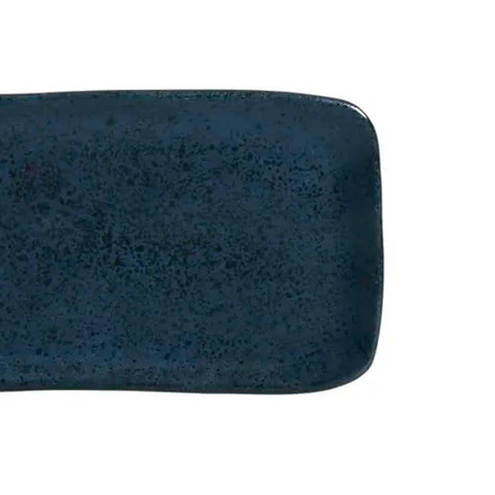 Conjunto de Travessas Retangulares Médias Porto Brasil Orgânico Night Blue 33x13cm - 4 peças - 3