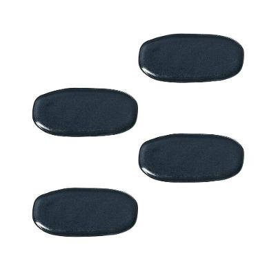 Conjunto de Travessas Ovais Pequenas Porto Brasil Orgânico Night Blue 23x11cm - 4 Peças