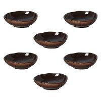 Conjunto de Cumbucas Ovais Porto Brasil Orgânico Titanium 265ml - 6 Peças - 1