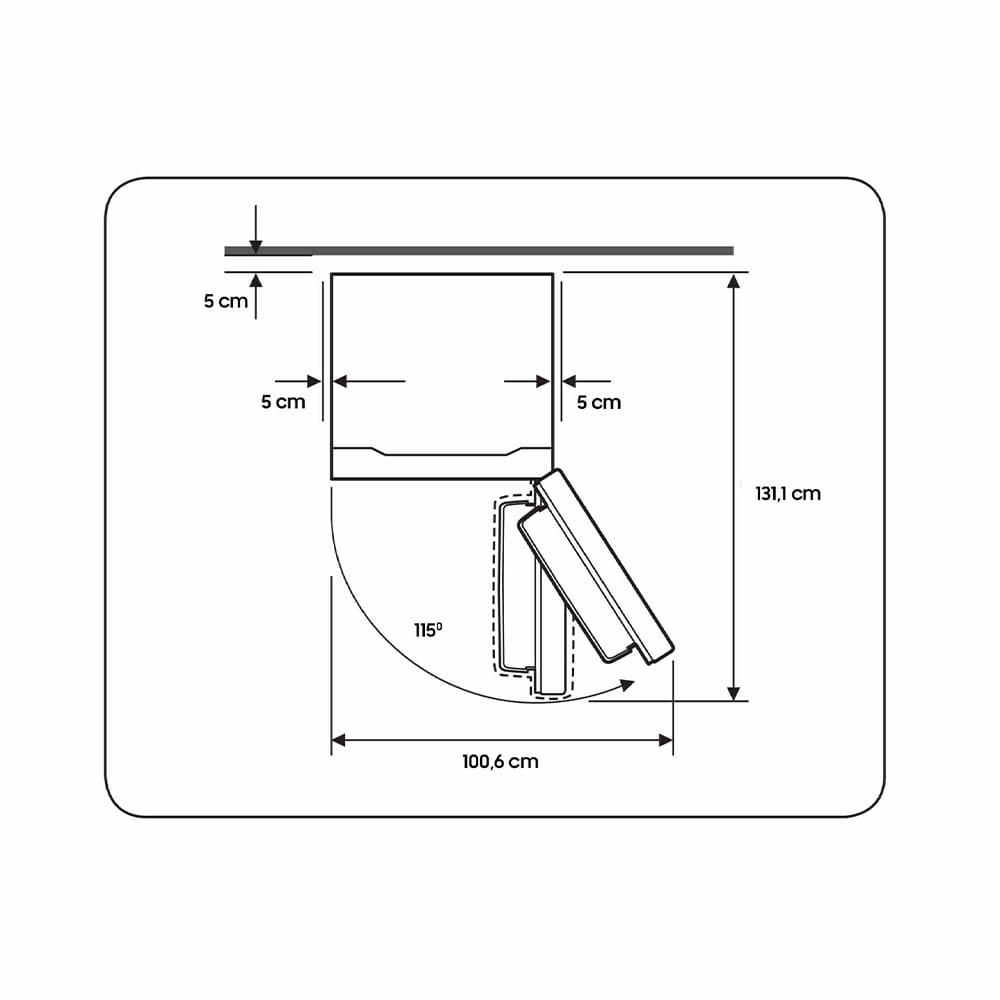 Geladeira Samsung Frost Free RT38DG6120S9FZ Duplex Inox Look com Tecnologia SmartThings Bivolt - 391 litros - 8