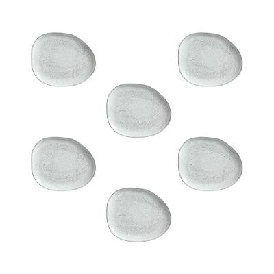 Conjunto de Pratos Oval Porto Brasil Orgânico Echo 31cm - 6 Peças