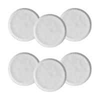 Conjunto de Pratos Rasos Porto Brasil Linhas New White 27,5cm - 6 Peças - 1