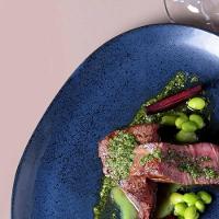 Conjunto de Pratos Oval Porto Brasil Orgânico Night Blue 31cm - 6 Peças - 3