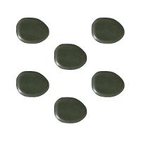 Conjunto de Pratos Oval Porto Brasil Orgânico Greenery 31cm - 6 Peças - 1