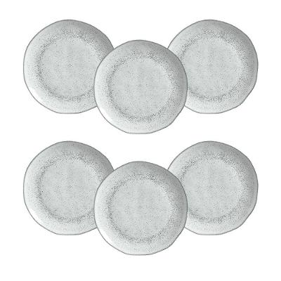 Conjunto de Pratos Rasos Porto Brasil Orgânico Echo 26,5cm - 6 Peças