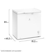 Freezer Horizontal Electrolux HE200 199 litros com função Turbo Freezer - Branco - 6