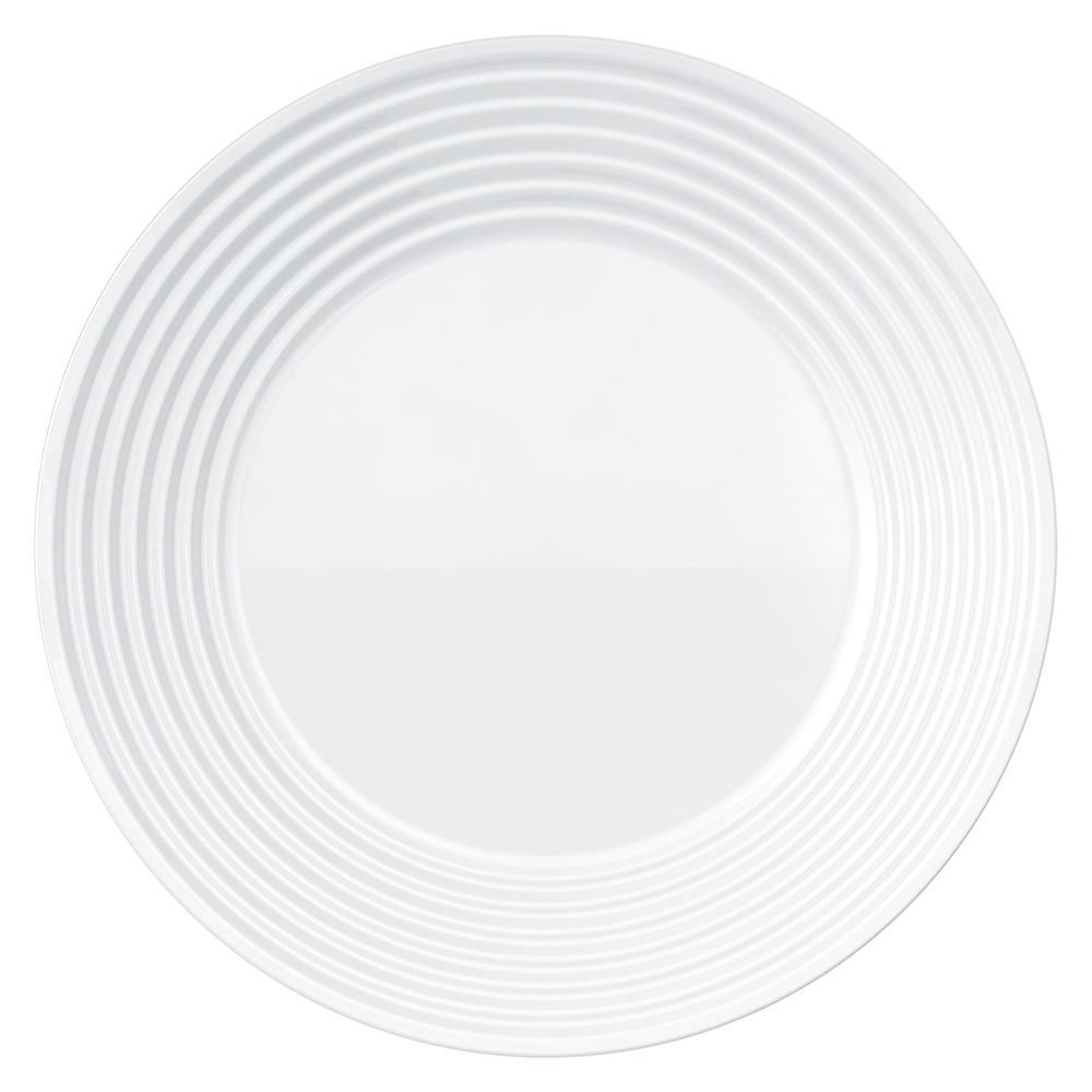 Conjunto de Pratos Rasos Duralex Saturno em Vidro 26 cm Branco – 12 Peças - 2