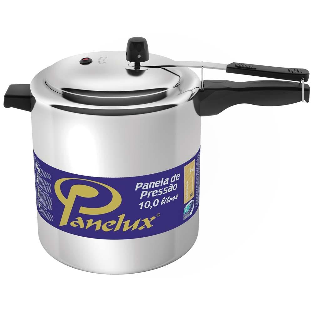 Panela de Pressão Panelux Alumínio Polido - 10 LT - 1
