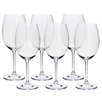 Conjunto de Taças para Água Bohemia Colibri 580 ml - 6 Peças